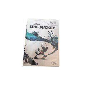 Disney Epic Mickey Nintendo Wii Game Complete CIB Oswald RVL-P-SEME